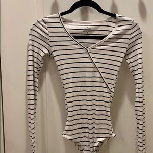 black & white bodysuit